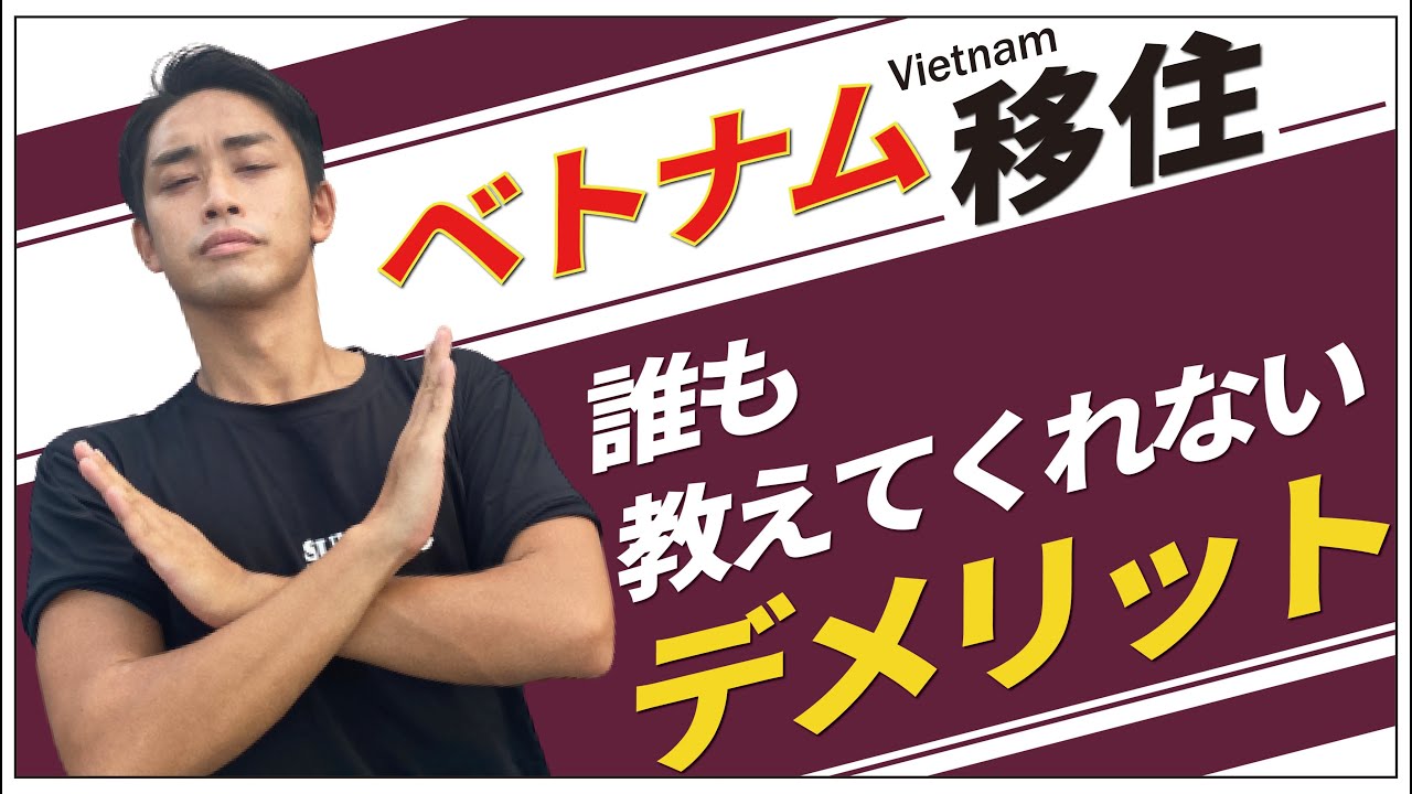 ベトナム移住 デメリット　誰も教えてくれない移住前に知っておくべきこと